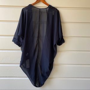 American Apparel Accessories - NWT American apparel chiffon shawl cardigan black American Apparel Accessories - NWT American apparel chiffon shawl cardigan black